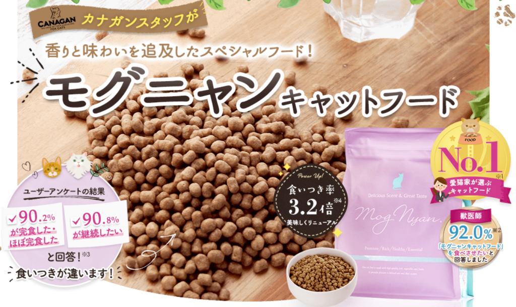 モグニャンキャットフードの紹介画像